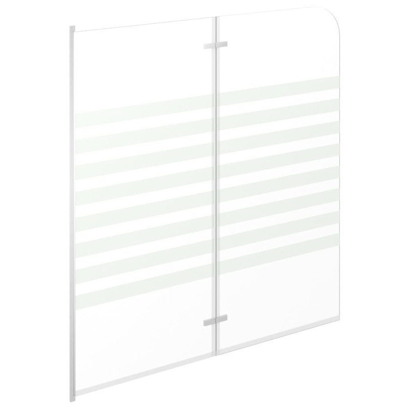 vidaXL Sprchová zástena pruhovaná 120x140 cm tvrdené sklo
