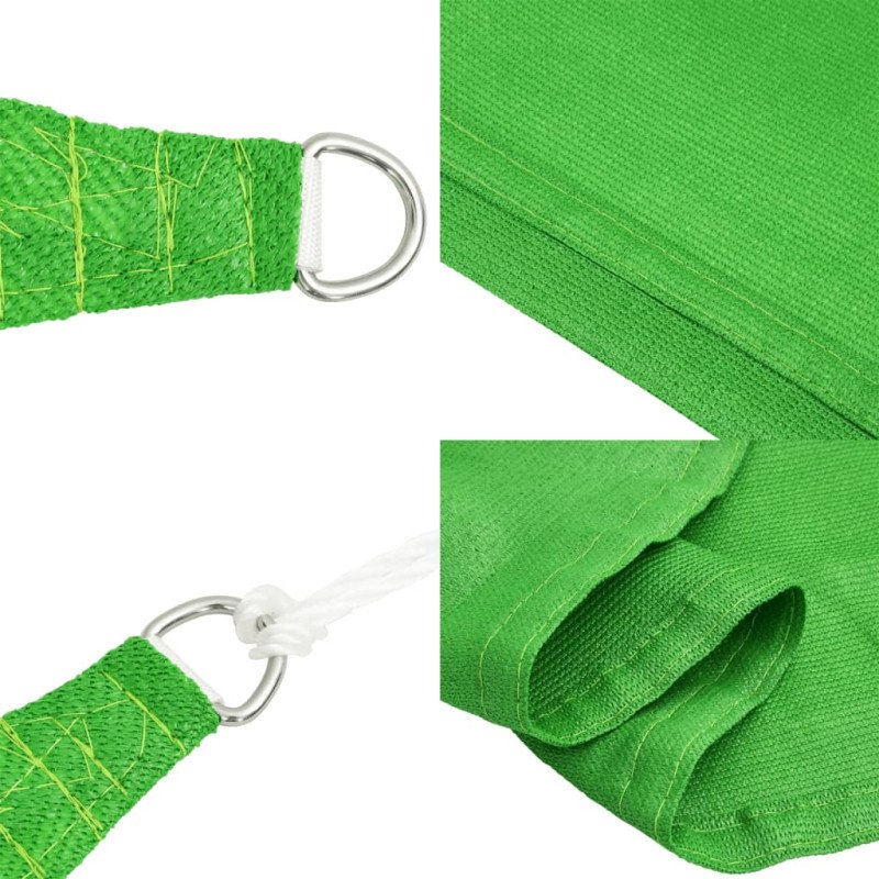 vidaXL Tieniaca plachta 160 g/m² tmavozelená 3x3x4,2 m HDPE