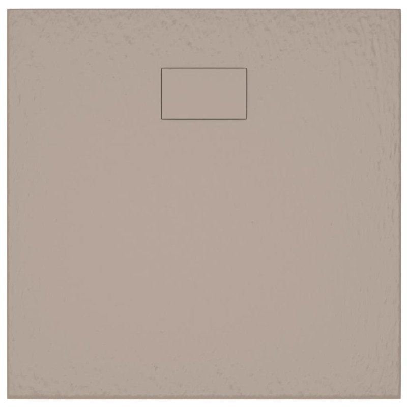 vidaXL Sprchová vanička SMC hnedá 90x80 cm