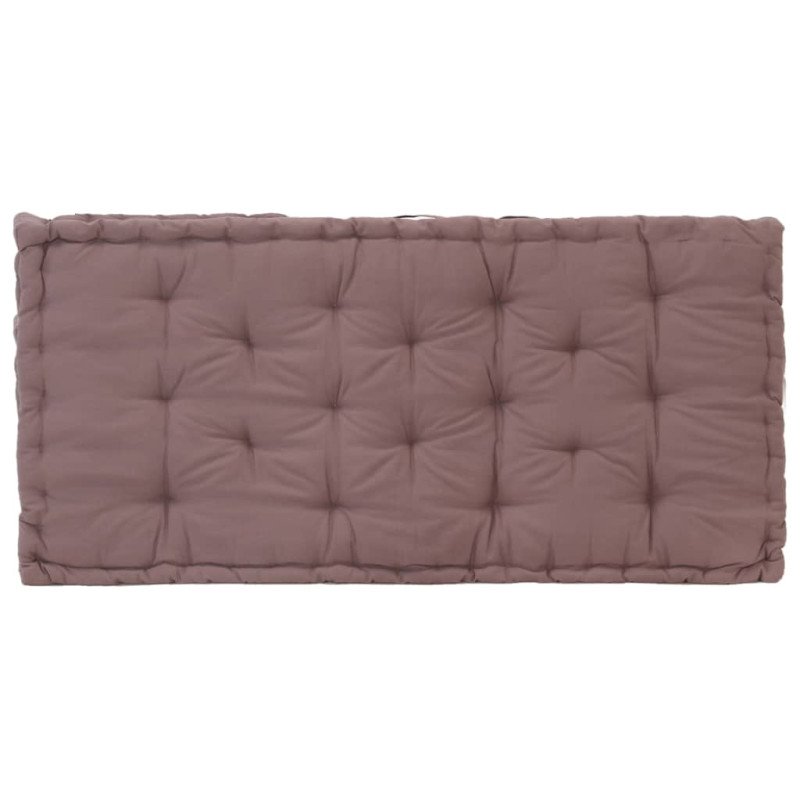 vidaXL Podložka na paletový nábytok 120x80x10 cm, sivohnedá
