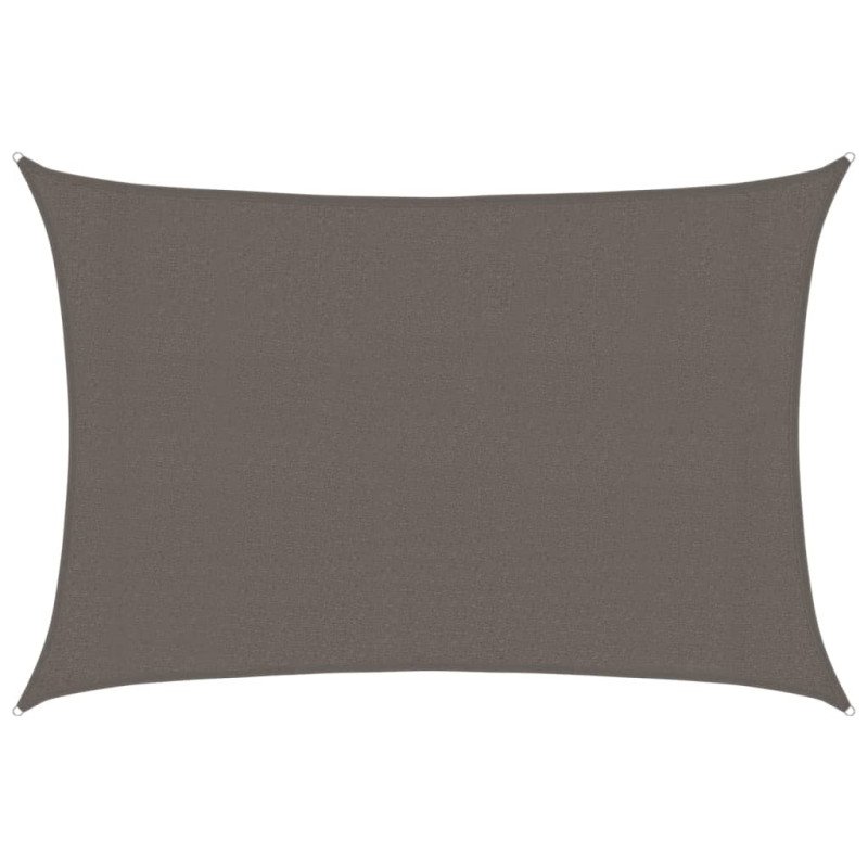 vidaXL Tieniaca plachta 160 g/m² antracitová 3x4,5 m HDPE