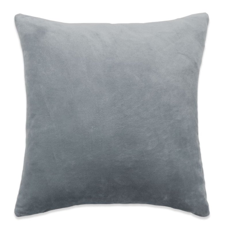 vidaXL Poťahy na vankúše 4 ks, látka 40x40 cm, sivé