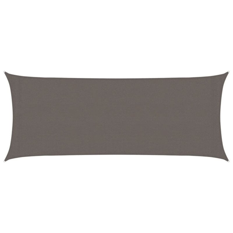 vidaXL Tieniaca plachta 160 g/m² antracitová 2x4,5 m HDPE