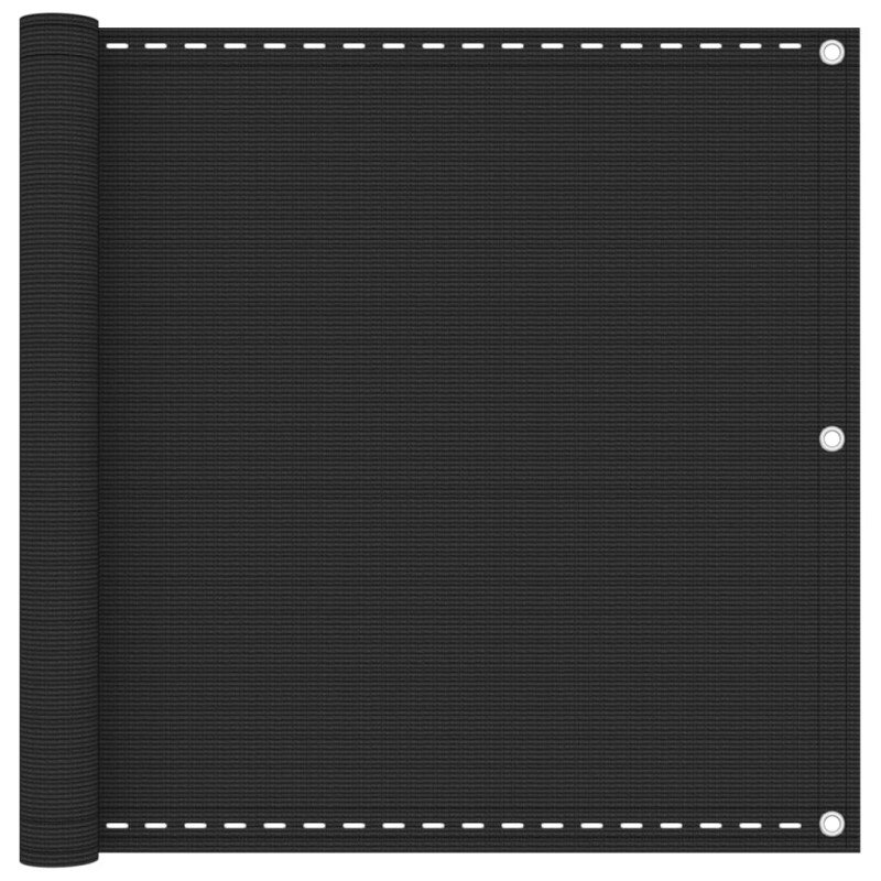 vidaXL Balkónová markíza antracitová 90x300 cm HDPE