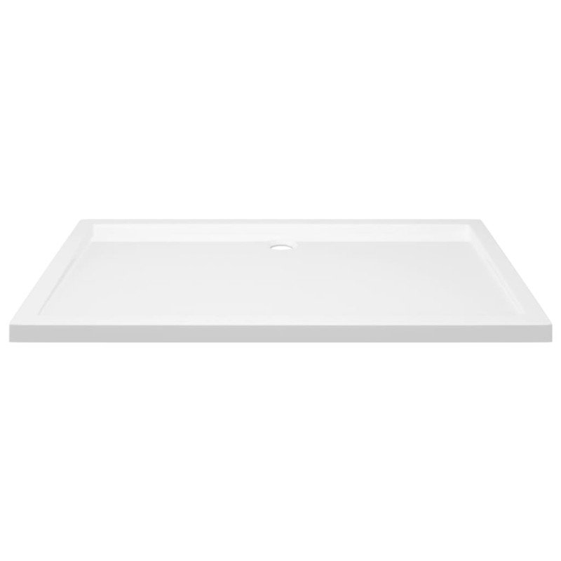 vidaXL Obdĺžniková sprchová vanička z ABS biela 70x120 cm
