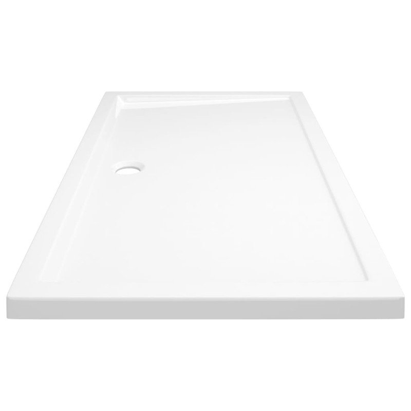 vidaXL Obdĺžniková sprchová vanička z ABS biela 70x120 cm