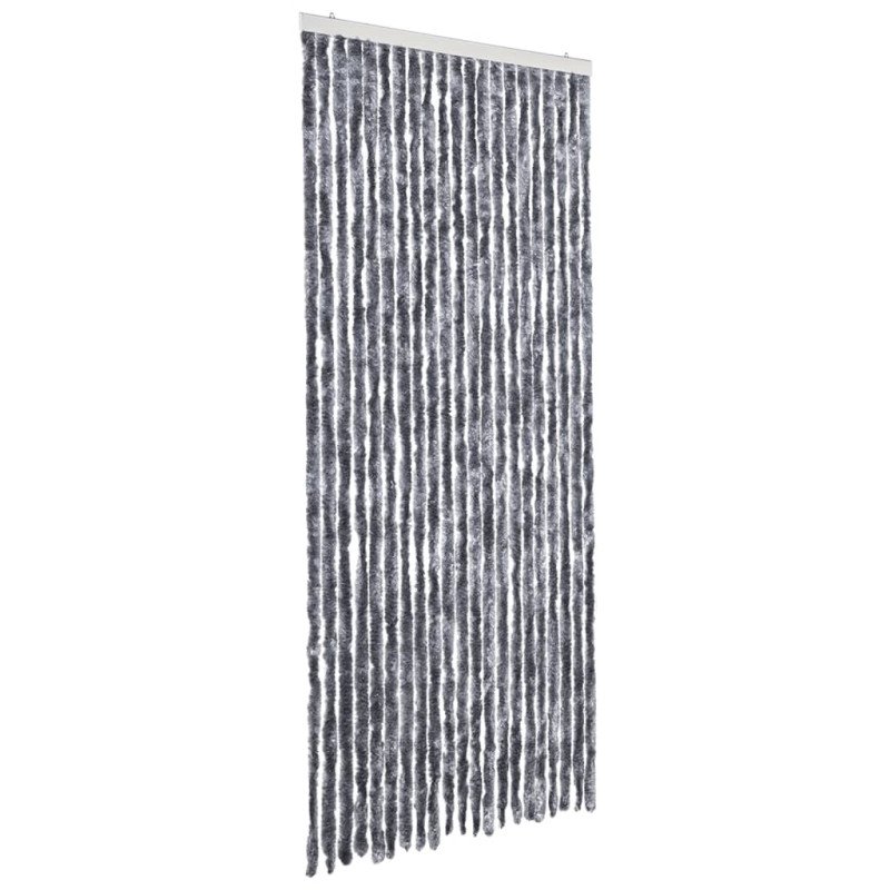 vidaXL Záves proti hmyzu, strieborný 90x220 cm, ženilka