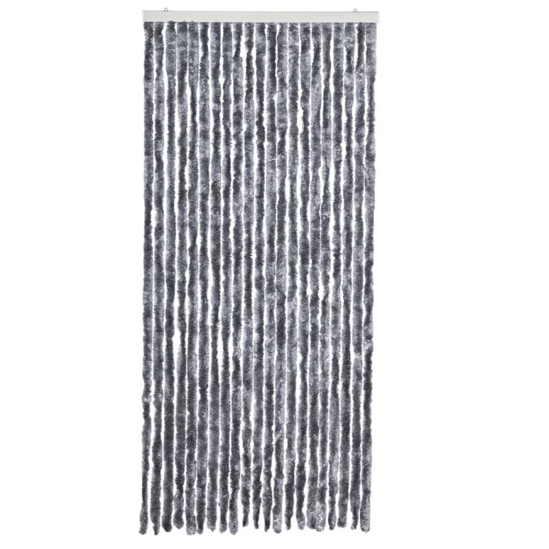 vidaXL Záves proti hmyzu, strieborný 90x220 cm, ženilka