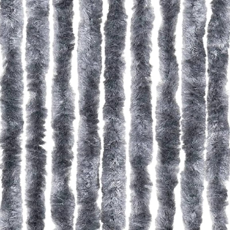 vidaXL Záves proti hmyzu, strieborný 90x220 cm, ženilka