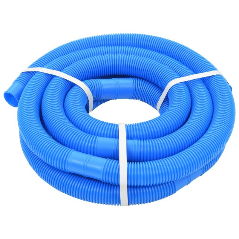 vidaXL Bazénová hadica so svorkami modrá 38 mm 6 m
