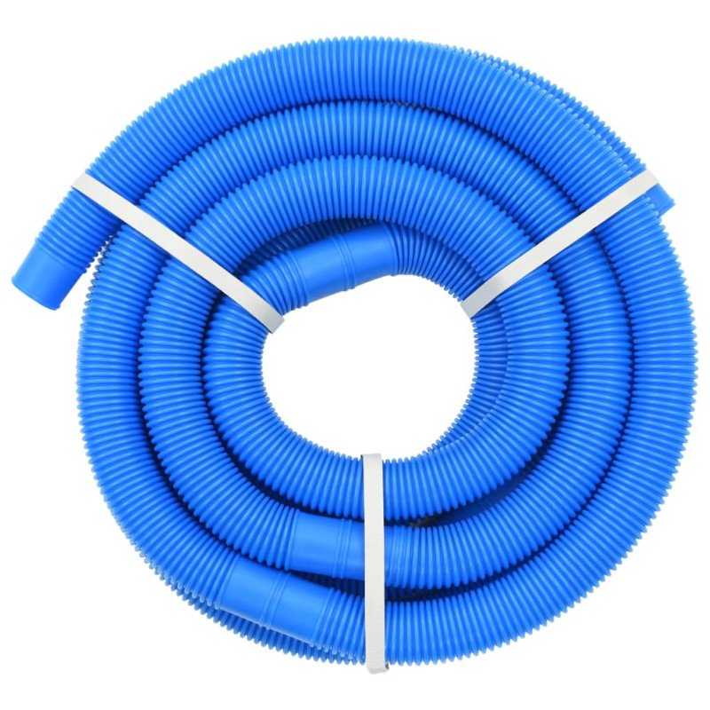 vidaXL Bazénová hadica so svorkami modrá 38 mm 6 m