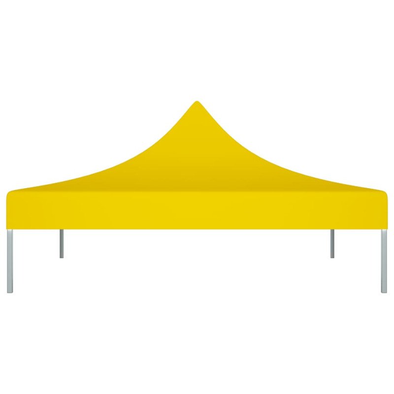 vidaXL Strecha na párty stan 3x3 m, žltá 270 g/m²