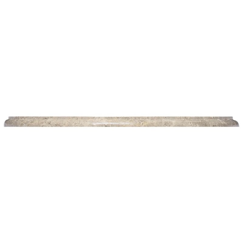 vidaXL Stolová doska sivá Ø60x2,5 cm mramor