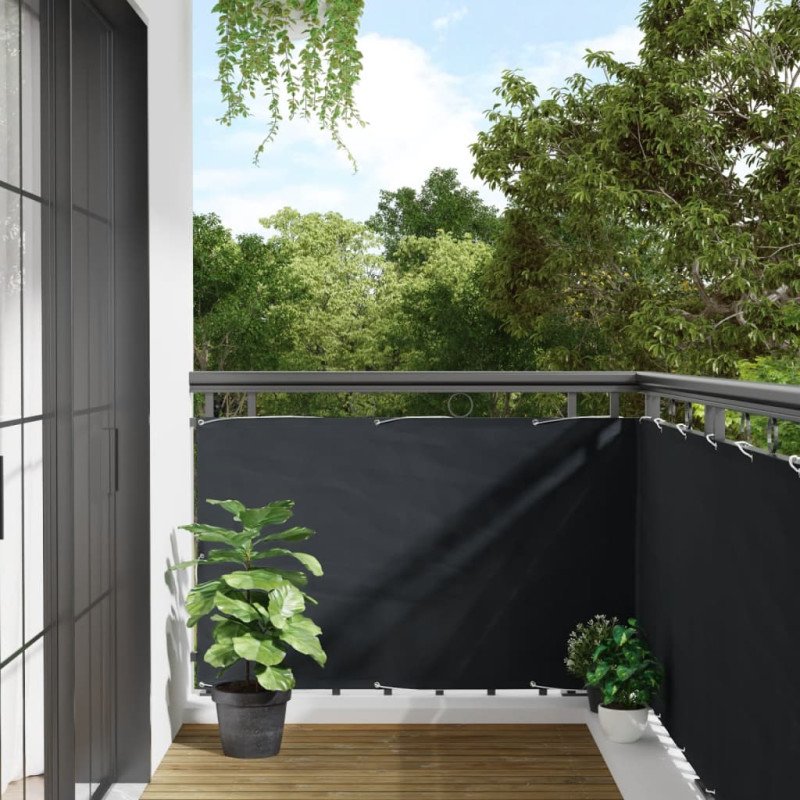 vidaXL Balkónová markíza, antracitová 90x300 cm, oxfordská látka