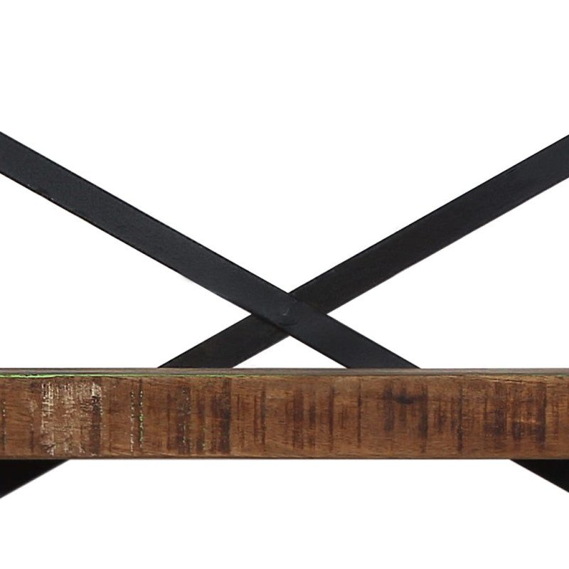 vidaXL Komoda s poličkami, recyklovaný masív 120x35x200 cm