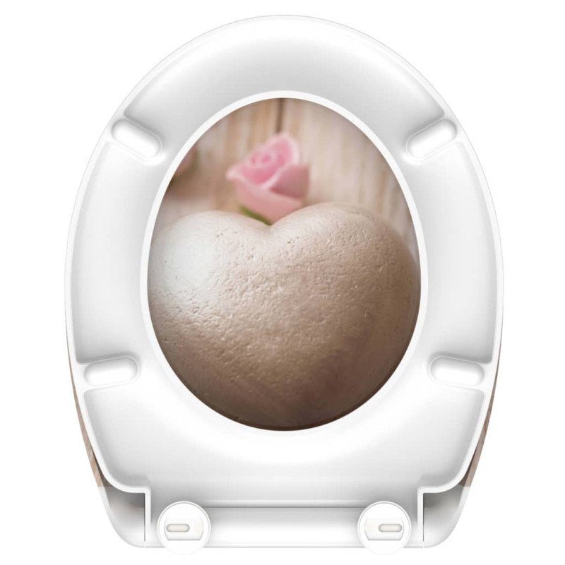 SCHÜTTE WC sedadlo s pomalým zatváraním ROMANTIC potlač duroplast