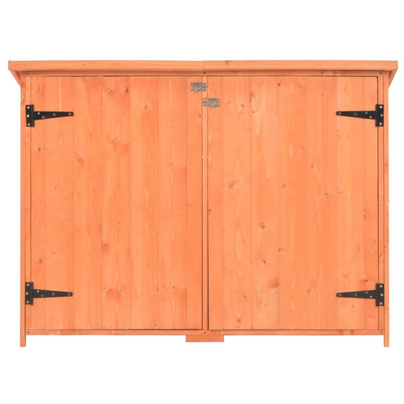 vidaXL Záhradn kôlňa 120x50x91 cm, drevo