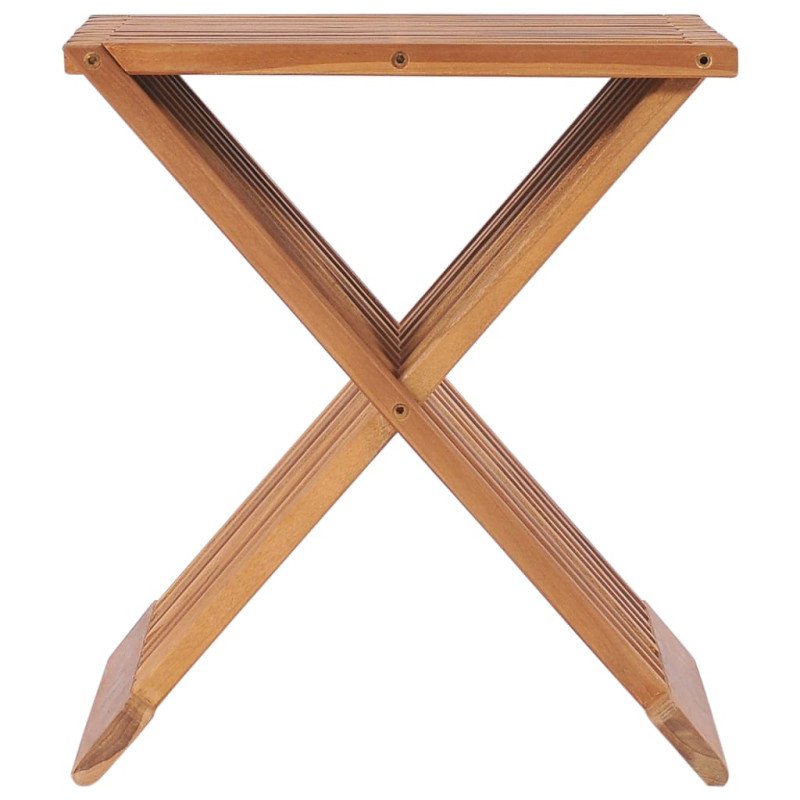 vidaXL Skladacia stolička 40x32x45 cm tíkový masív vidaXL Skladacia stolička 40x32x45 cm tíkový masív