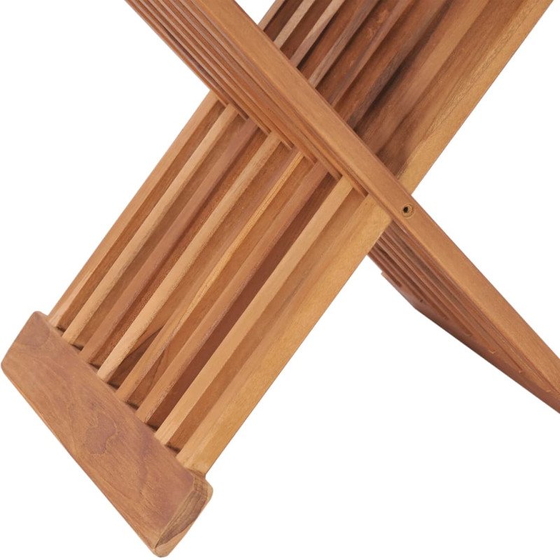vidaXL Skladacia stolička 40x32x45 cm tíkový masív vidaXL Skladacia stolička 40x32x45 cm tíkový masív