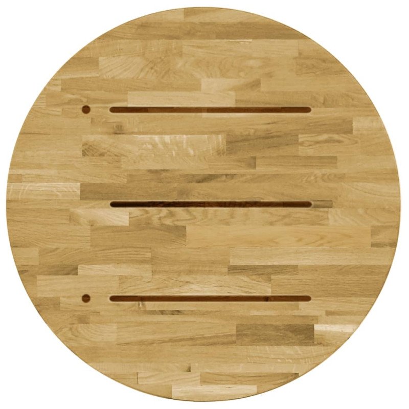 vidaXL Stolová doska dubové drevo okrúhla 23 mm 500 mm 