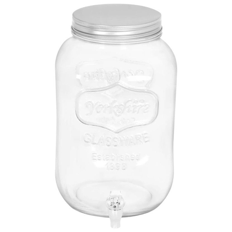 vidaXL Dávkovač nápojov 8050 ml sklenený