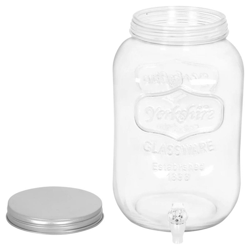 vidaXL Dávkovač nápojov 8050 ml sklenený
