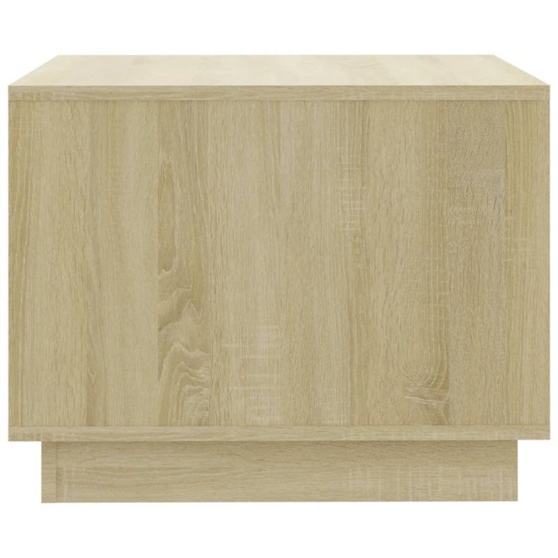 vidaXL Konferenčný stolík dub sonoma 55x55x43 cm drevotrieska