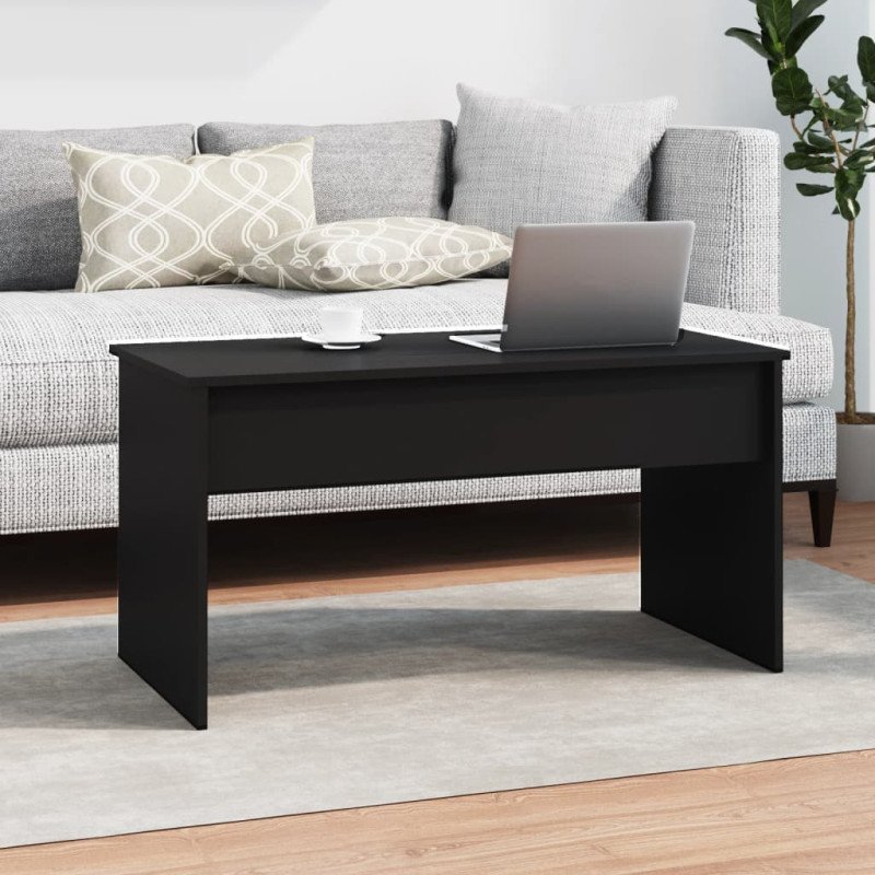 vidaXL Konferenčný stolík čierny 102x50,5x52,5 cm spracované drevo