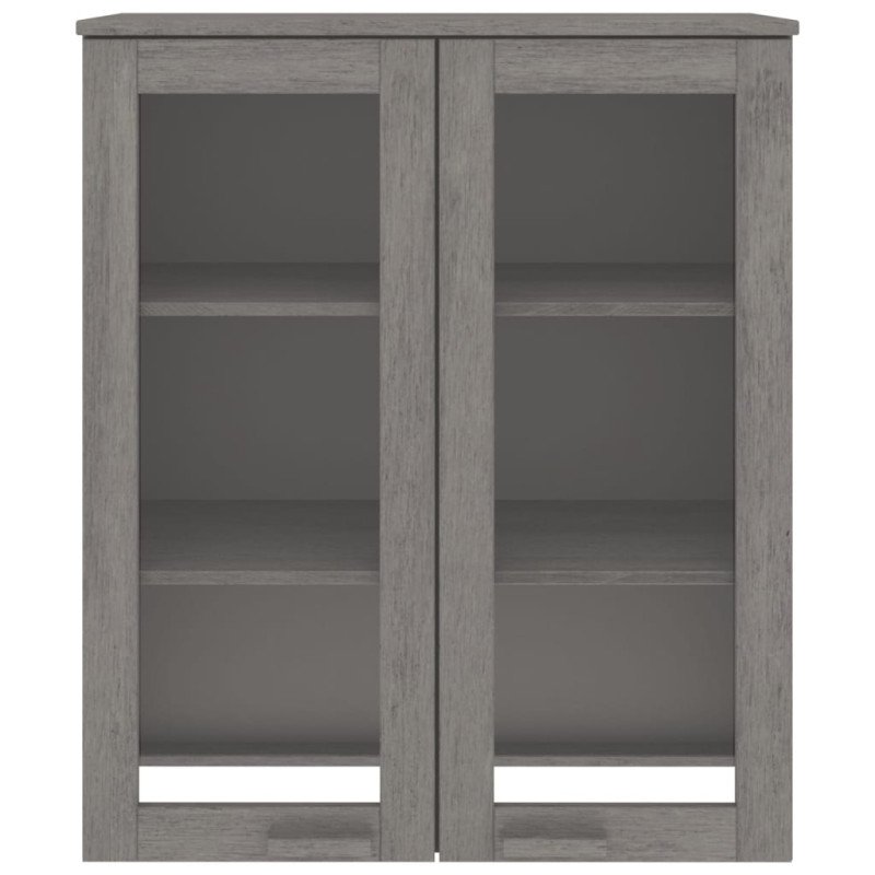 vidaXL Nadstavec na komodu HAMAR, svetlosivý 85x35x100 cm, borovica