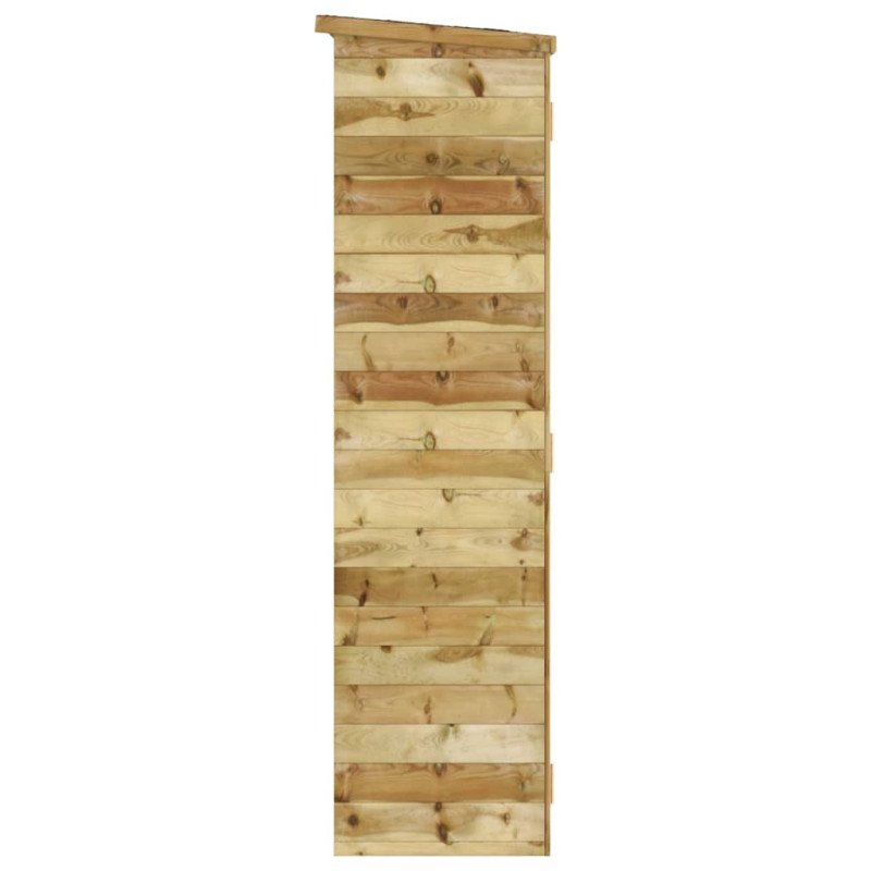 vidaXL Záhradná kôlňa na náradie 123x45x171 cm impregnovaná borovica