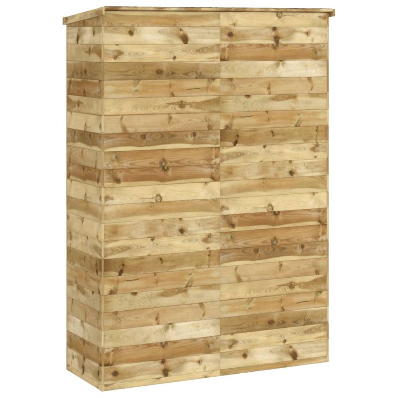 vidaXL Záhradná kôlňa na náradie 123x45x171 cm impregnovaná borovica