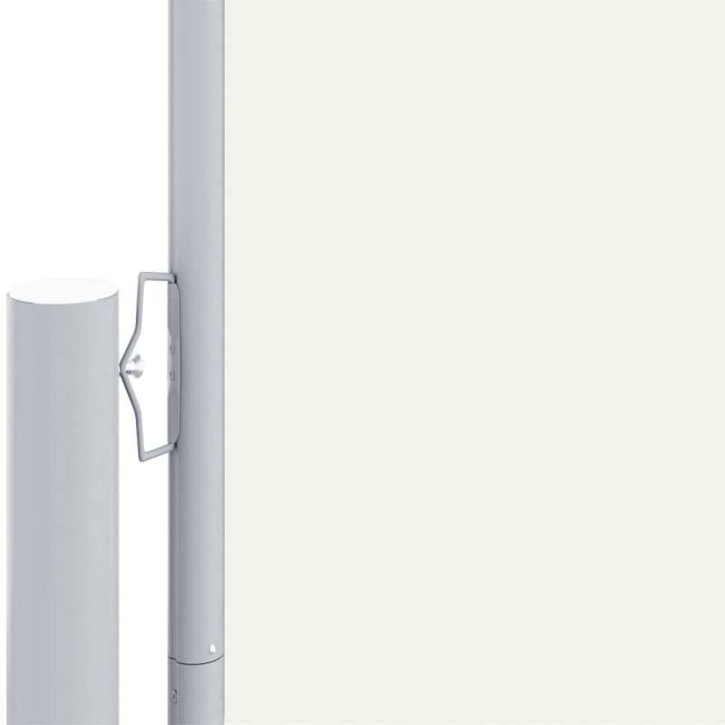 vidaXL Zaťahovacia bočná markíza krémová 200x1200 cm 