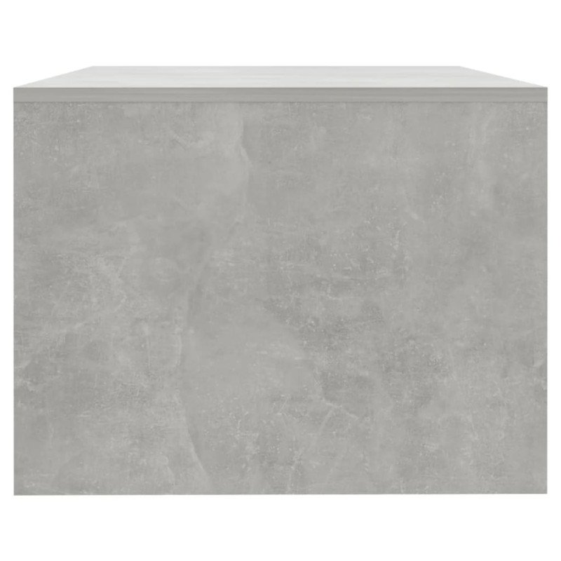 vidaXL Konferenčný stolík betónový sivý 102x55x42 cm spracované drevo