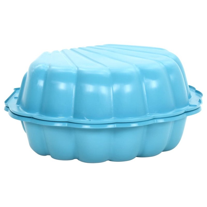 vidaXL Pieskoviská 2 ks modré 77x87x21cm plast