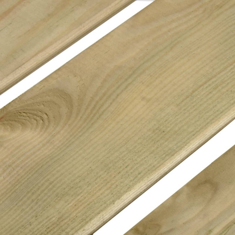 vidaXL Záhradná lavička 121 cm impregnovaná borovica