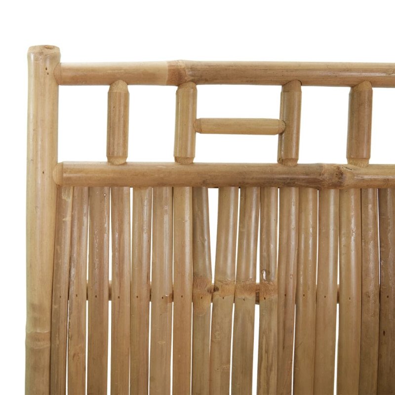 vidaXL Paraván so 4 panelmi bambus 160x180 cm