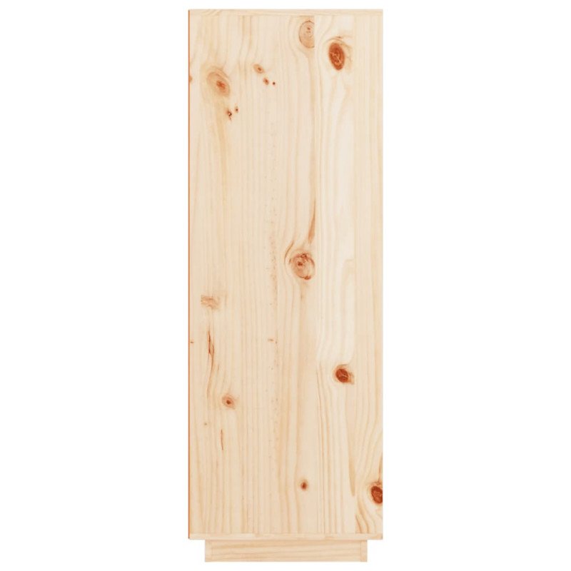 vidaXL Vysoká skrinka 89x40x116,5 cm masívna borovica