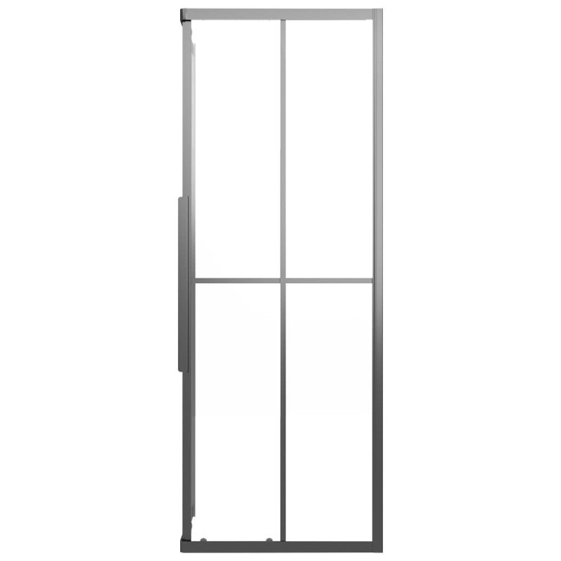 vidaXL Sprchovací kút matné ESG 80x80x180 cm čierny