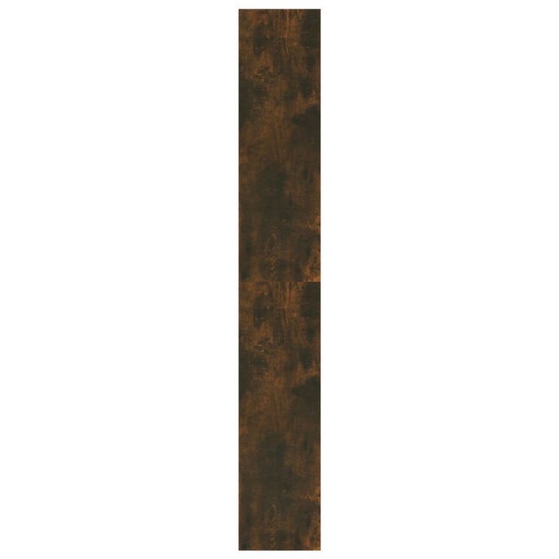 vidaXL Knižnica/deliaca stena tmavý dub 80x30x198 cm drevotrieska