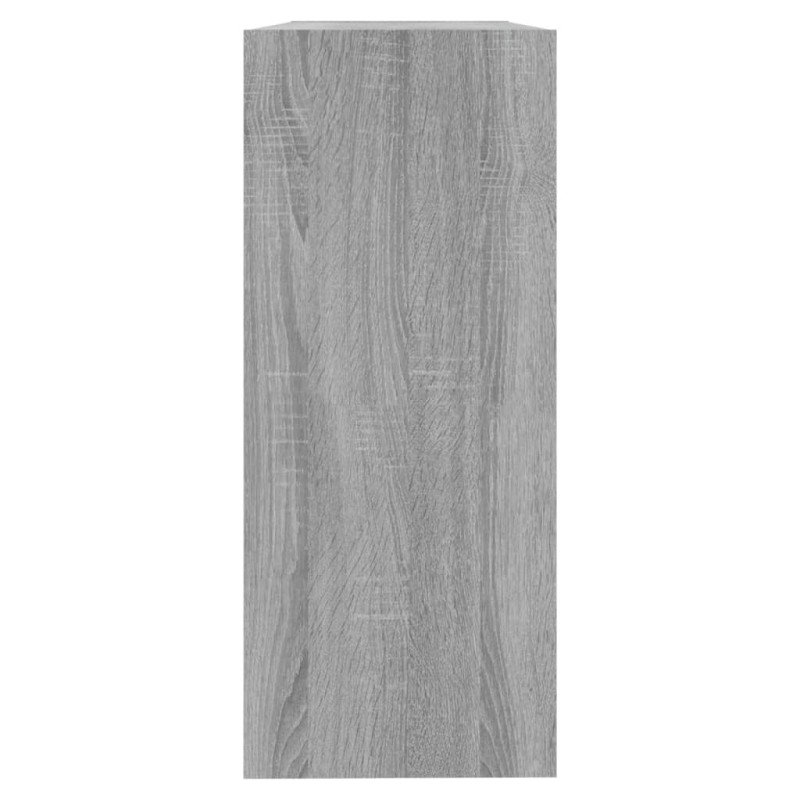 vidaXL Knižnica/deliaca stena sivý dub sonoma 100x30x72 cm