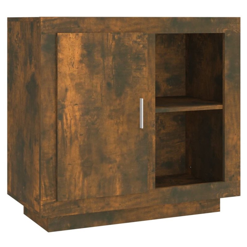 vidaXL Komoda dymový dub 80x40x75 cm