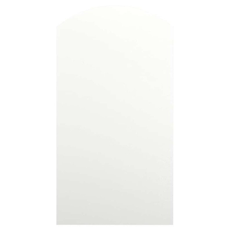 vidaXL Zrkadlo s LED svetlami 90x45 cm sklenené oblúkové