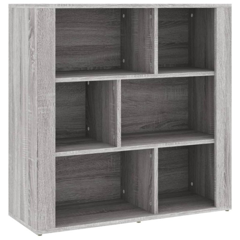 vidaXL Komoda sivý dub sonoma 80x30x80 cm spracované drevo