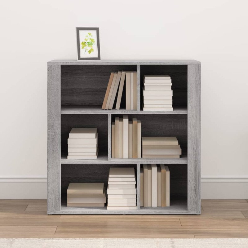 vidaXL Komoda sivý dub sonoma 80x30x80 cm spracované drevo