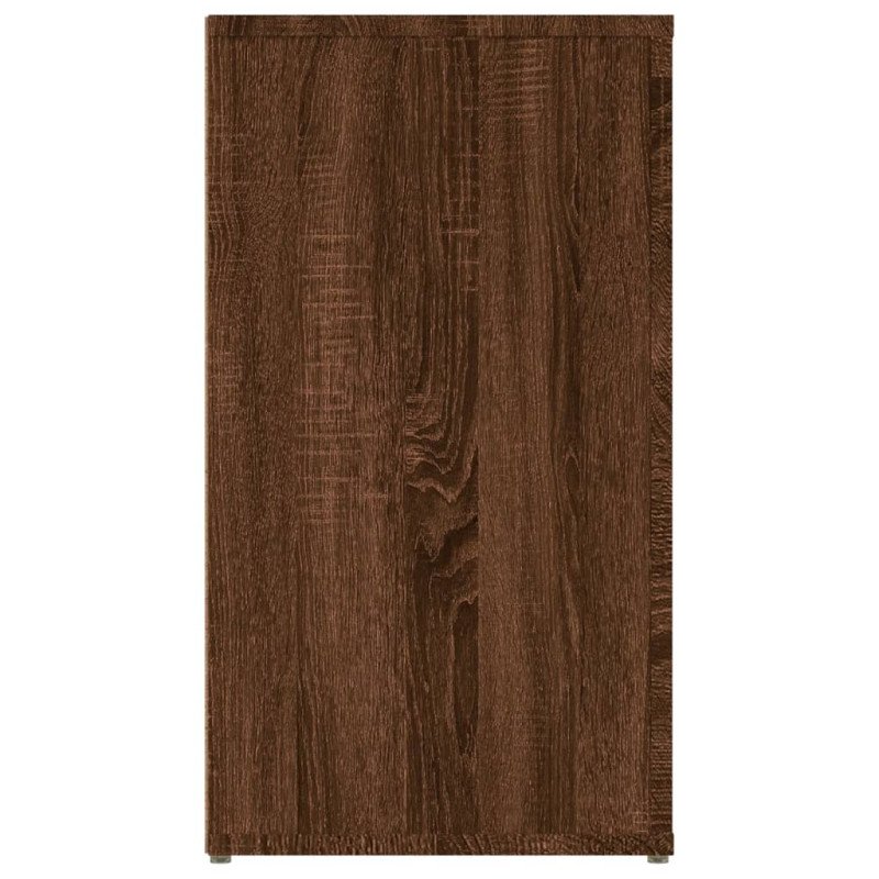 vidaXL Komoda hnedý dub 100x33x59,5 cm spracované drevo