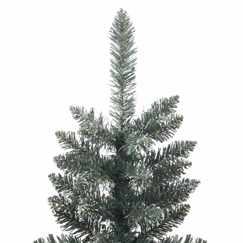 vidaXL Umelý úzky vianočný stromček s podstavcom zelený 150 cm PVC