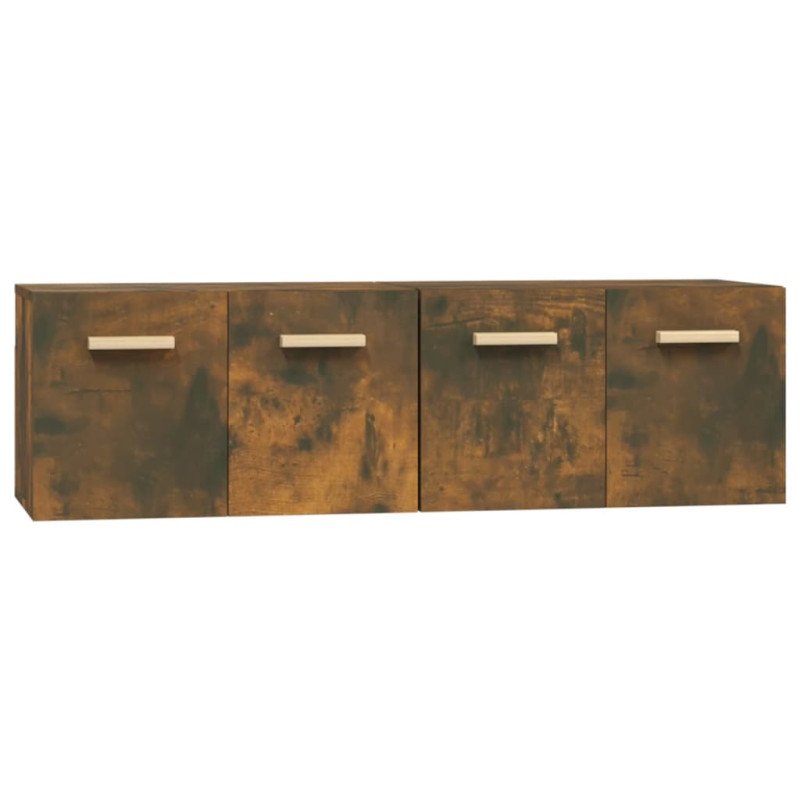 vidaXL Nástenné skrinky 2 ks dymový dub 60x36,5x35 cm spracované drevo