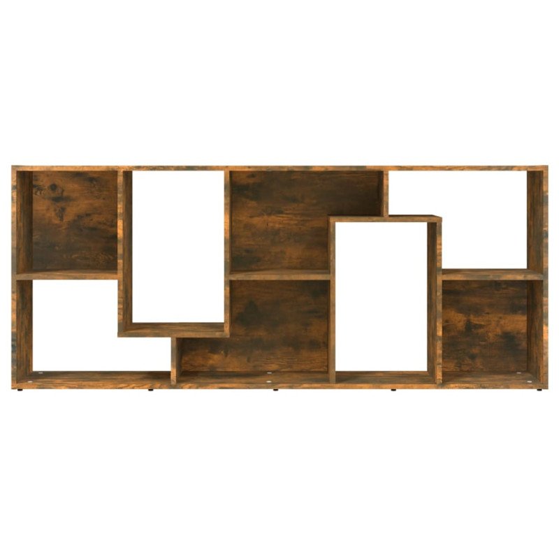 vidaXL Knižnica dymový dub 67x24x161 cm spracované drevo