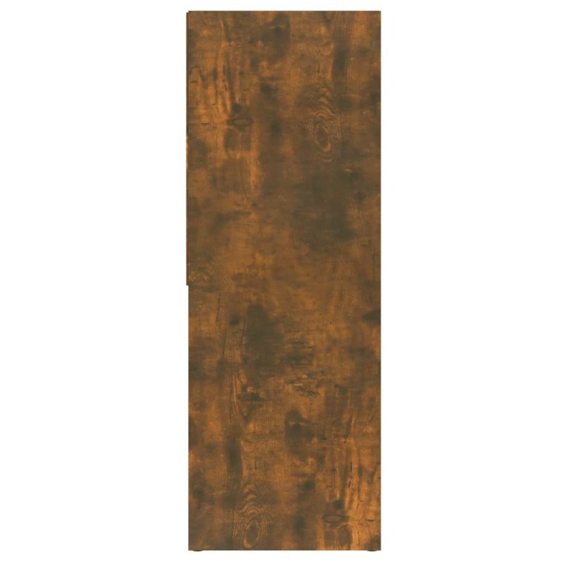 vidaXL Knižnica dymový dub 67x24x161 cm spracované drevo