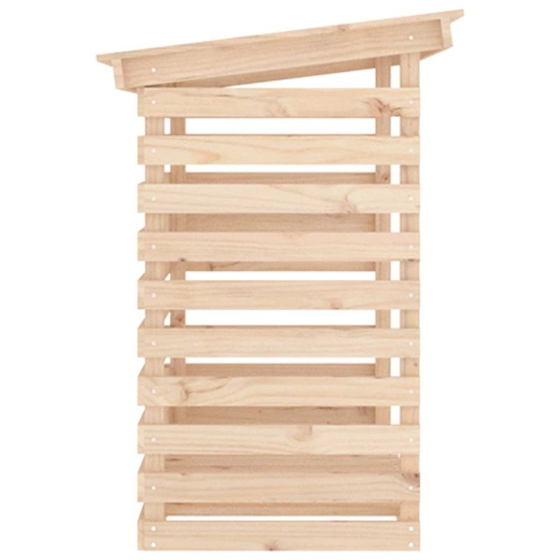 vidaXL Stojan na palivové drevo 108x73x108 cm masívna borovica